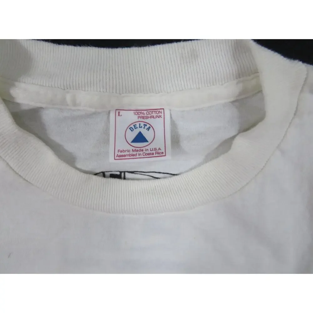 Lovers Rock and They Roll Habitat T-Shirt Long Sleeve Sz L 1990s - Picture 5 of 7